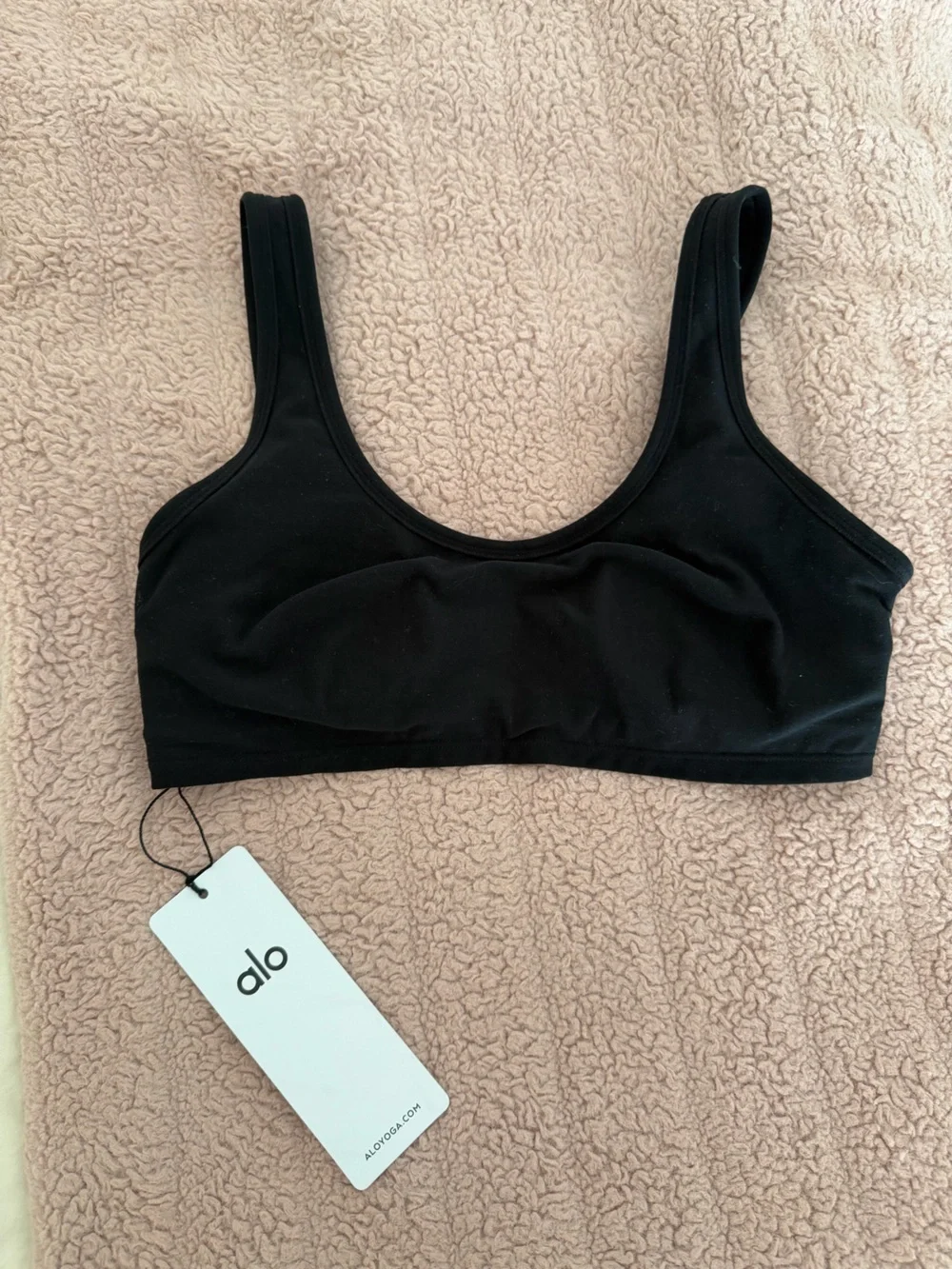 Alosoft Center Stage Bra Black
